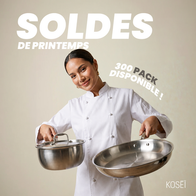 Offre Limitée — Poêle + Casserole Inox Sans PFAS  | KOSEI
